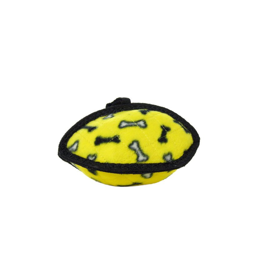 Tuffy Jr Odd Ball - Yellow Bone, Tough, Durable Dog Toy