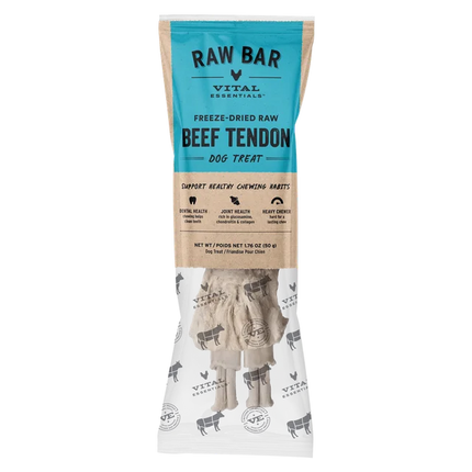 Dog Treat Vital Essentials RAW BAR Freeze-Dried Raw Beef Tendon Dog Treat, 1.76 oz