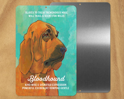 Bloodhound -UD Metal Sign