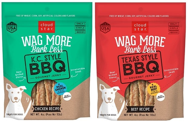 Cloud Star Wag More Bark Less BBQ Style Jerky