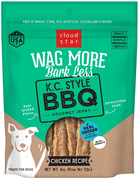 Cloud Star Wag More Bark Less BBQ Style Jerky