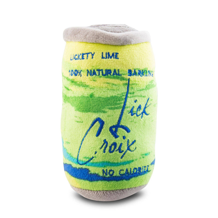 LickCroix Lickety Lime Barkling Water Squeaker Dog Toy LARGE