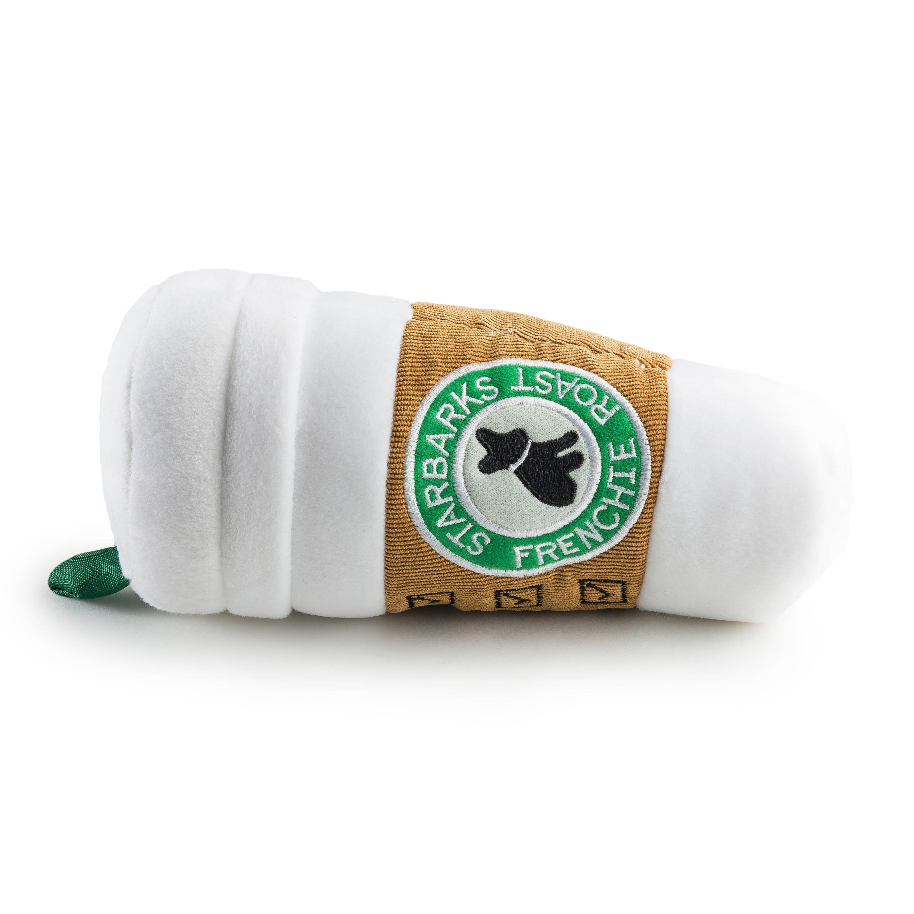Starbarks Coffee Cup W/ Lid Squeaker Dog Toy
