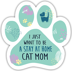 Show off your love for your favorite furry friend with our Stay at Home Cat Mom Paw Magnet! Perfect for your car trunk or any magnetic surface, this adorable paw-shaped magnet features a vibrant image of your favorite dog or cat breed saying. Made from durable, weather-resistant materials, it’s designed to withstand the elements while adding a touch of personality to your vehicle or home. 