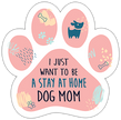 Show off your love for your favorite furry friend with our Stay at Home Dog Mom Paw Magnet! Perfect for your car trunk or any magnetic surface, this adorable paw-shaped magnet features a vibrant image of your favorite dog or cat breed saying. Made from durable, weather-resistant materials, it’s designed to withstand the elements while adding a touch of personality to your vehicle or home. 