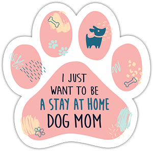 Show off your love for your favorite furry friend with our Stay at Home Dog Mom Paw Magnet! Perfect for your car trunk or any magnetic surface, this adorable paw-shaped magnet features a vibrant image of your favorite dog or cat breed saying. Made from durable, weather-resistant materials, it’s designed to withstand the elements while adding a touch of personality to your vehicle or home. 