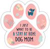 Show off your love for your favorite furry friend with our Stay at Home Dog Mom Paw Magnet! Perfect for your car trunk or any magnetic surface, this adorable paw-shaped magnet features a vibrant image of your favorite dog or cat breed saying. Made from durable, weather-resistant materials, it’s designed to withstand the elements while adding a touch of personality to your vehicle or home. 