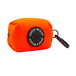 Dog Waste Bag Holder Neon Orange With Clasp