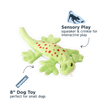 Dog Toy Lizard Stuffless Squeaker Toy