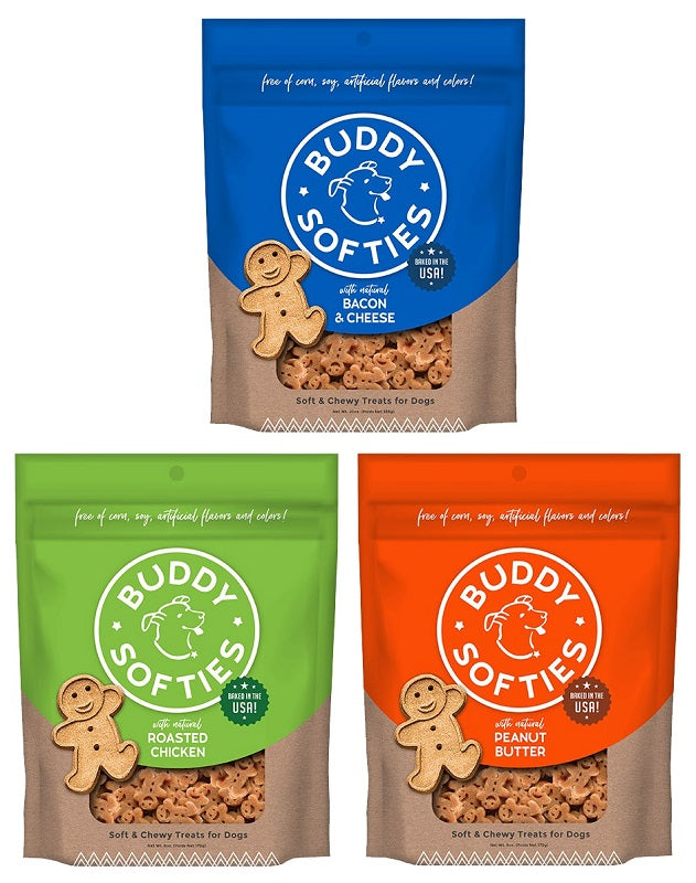 Buddy Biscuits Healthy Whole Grain Soft & Chewy Treats 6 oz.