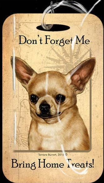 Travel in Style with Our Chihuahua Fawn Luggage Tag