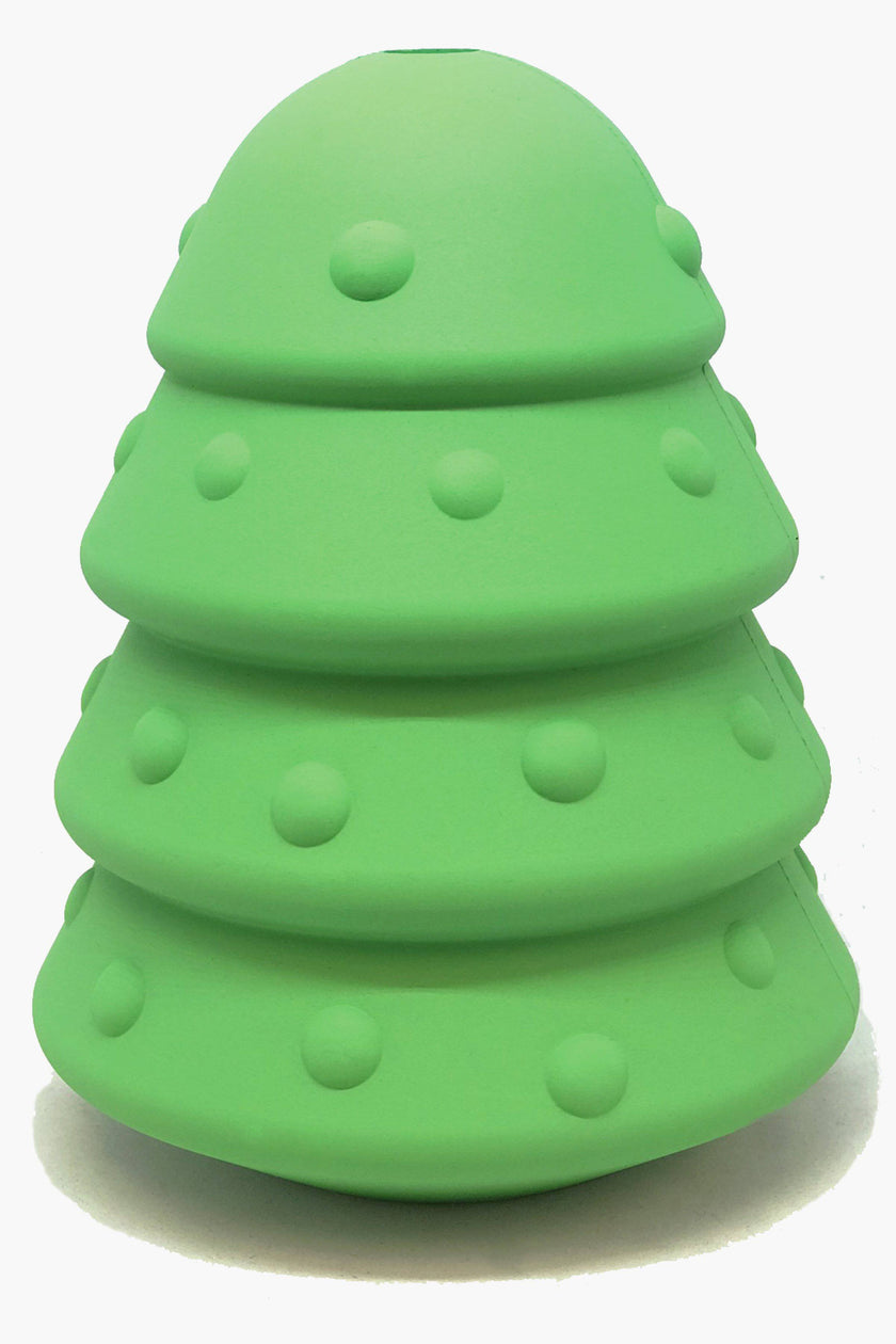 Christmas Tree Dog Toy Durable Rubber Chew Toy