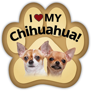 Show off your love for your favorite furry friend with our Chihuahua Paw Magnet! Perfect for your car trunk or any magnetic surface, this adorable paw-shaped magnet features a vibrant image of your favorite dog or cat breed. Made from durable, weather-resistant materials, it’s designed to withstand the elements while adding a touch of personality to your vehicle or home.