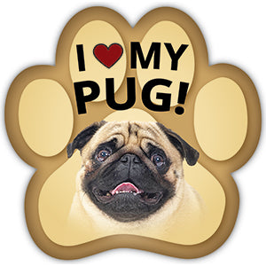 Show off your love for your favorite furry friend with our Pug Paw Magnet! Perfect for your car trunk or any magnetic surface, this adorable paw-shaped magnet features a vibrant image of your favorite dog or cat breed. Made from durable, weather-resistant materials, it’s designed to withstand the elements while adding a touch of personality to your vehicle or home. 