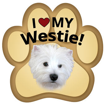 Show off your love for your favorite furry friend with our West Highland White Terrier Paw Magnet! Perfect for your car trunk or any magnetic surface, this adorable paw-shaped magnet features a vibrant image of your favorite dog or cat breed. Made from durable, weather-resistant materials, it’s designed to withstand the elements while adding a touch of personality to your vehicle or home. 