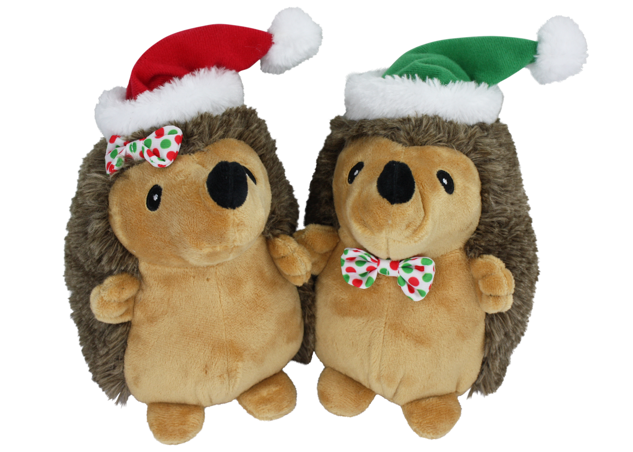 XMas Dog Toy Hedgehog