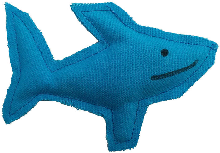 Cat Toy Florida Shark Blue Catnip Shark Cat Toy