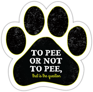 Show off your love for your favorite furry friend with our To Pee Or Not To Pee Paw Magnet! Perfect for your car trunk or any magnetic surface, this adorable paw-shaped magnet features a vibrant image of your favorite dog or cat breed saying. Made from durable, weather-resistant materials, it’s designed to withstand the elements while adding a touch of personality to your vehicle or home.