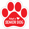 Show off your love for your favorite furry friend with our Adopt a Senior Dog Paw Magnet! Perfect for your car trunk or any magnetic surface, this adorable paw-shaped magnet features a vibrant image of your favorite dog or cat breed saying. Made from durable, weather-resistant materials, it’s designed to withstand the elements while adding a touch of personality to your vehicle or home.