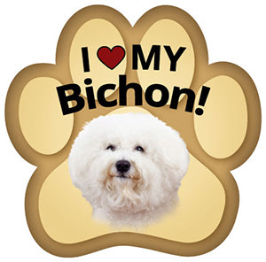 Show off your love for your favorite furry friend with our Bichon Paw Magnet! Perfect for your car trunk or any magnetic surface, this adorable paw-shaped magnet features a vibrant image of your favorite dog or cat breed. Made from durable, weather-resistant materials, it’s designed to withstand the elements while adding a touch of personality to your vehicle or home.