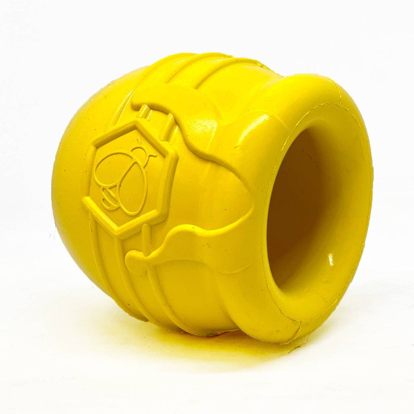 SP Large Honey Pot Durable Rubber Treat Dispenser & Enrichment