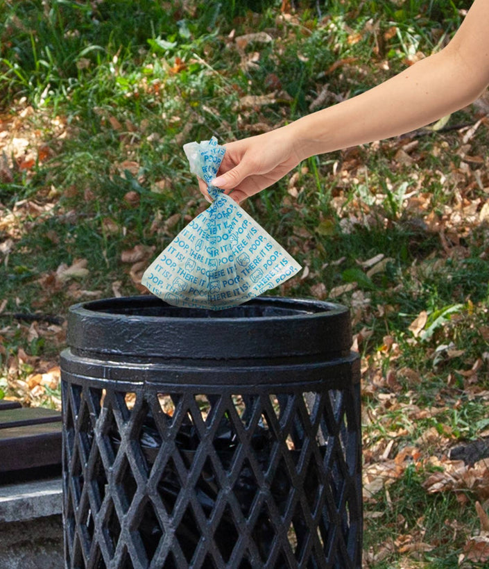 Poop, There It Is! 2-in-1 Flashlight & Doggie Bag Dispenser