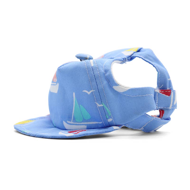 Summer Sailboats Beach Dog Hat