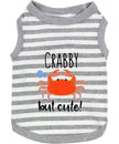 Crabby But Cute Dog or Cat Pet Clothing
