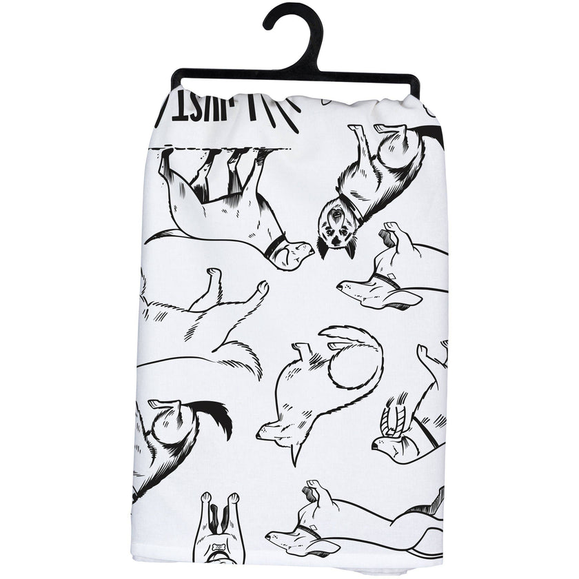 I Just Freakin' Love Dogs Kitchen Towel