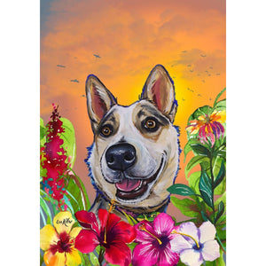 Australian Cattle Dog (Tropical) Large Flag