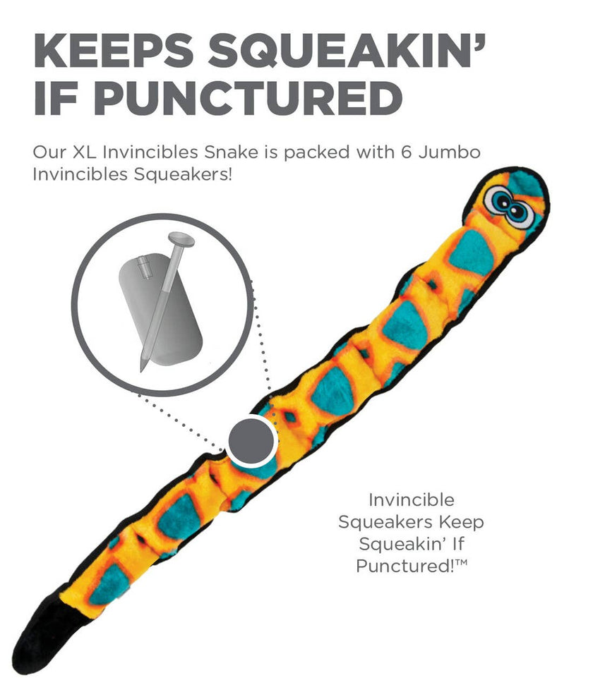 Outward Hound Invincibles Snake Orange XL