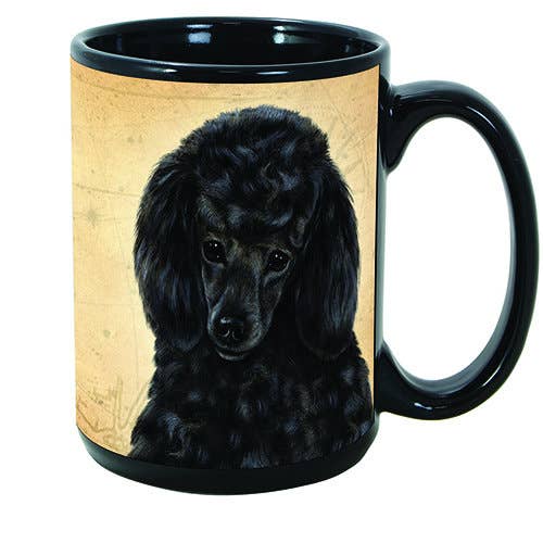 Poodle Black Mug Coffee Cup