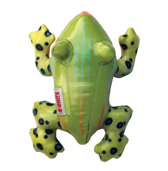 KONG® Shieldz Tropics Frog Dog Chew Toy Medium