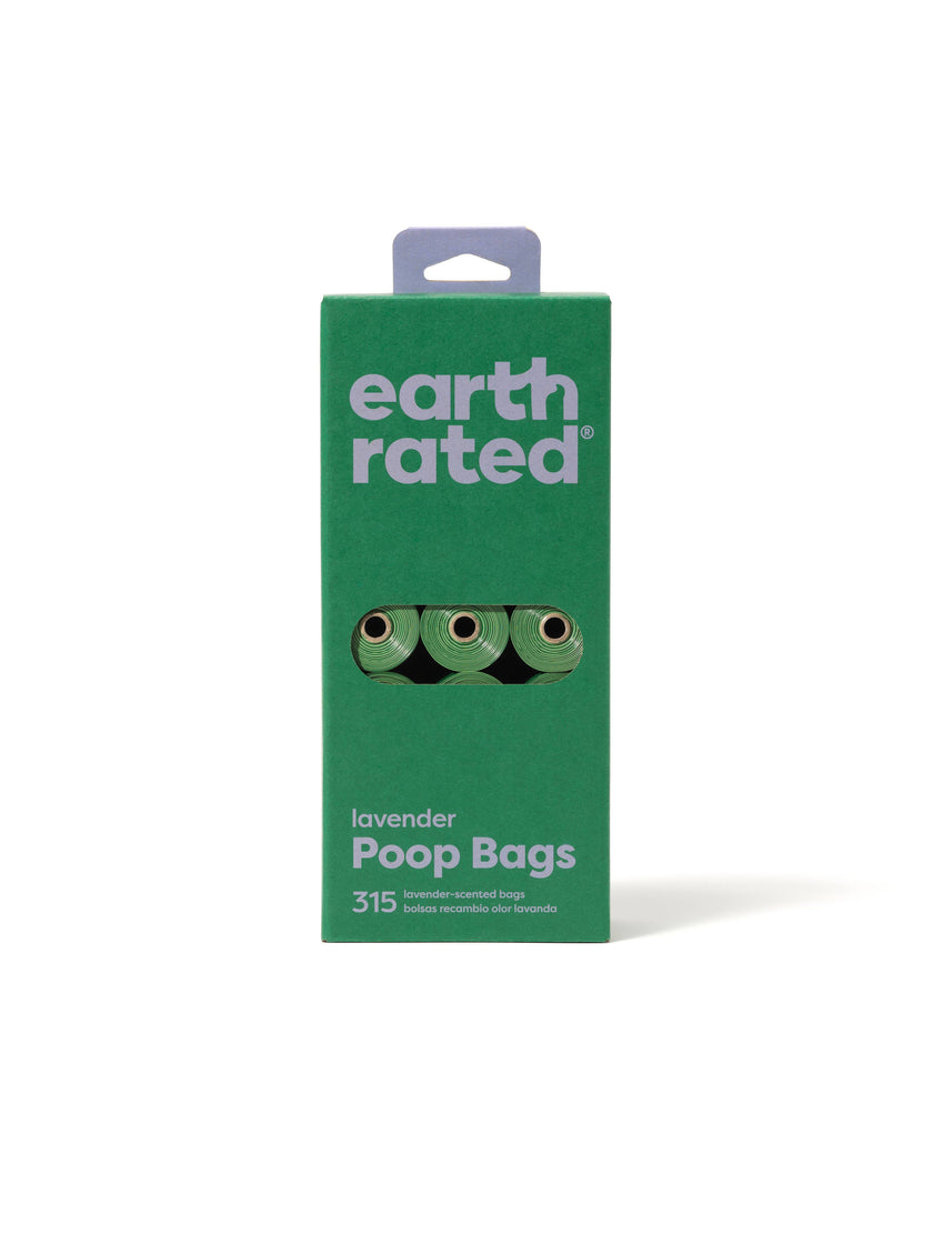 Earth Rated Lavender Poop Bags 315ct on 21 Refill Rolls