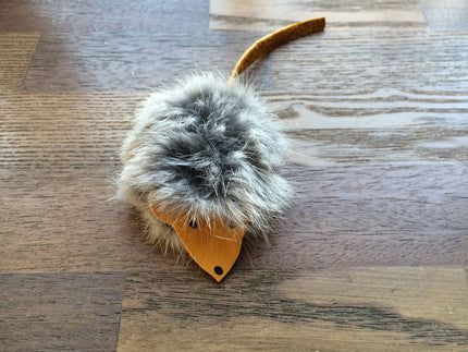 Rabbit Fur, Leather, Cat Toy, Harry