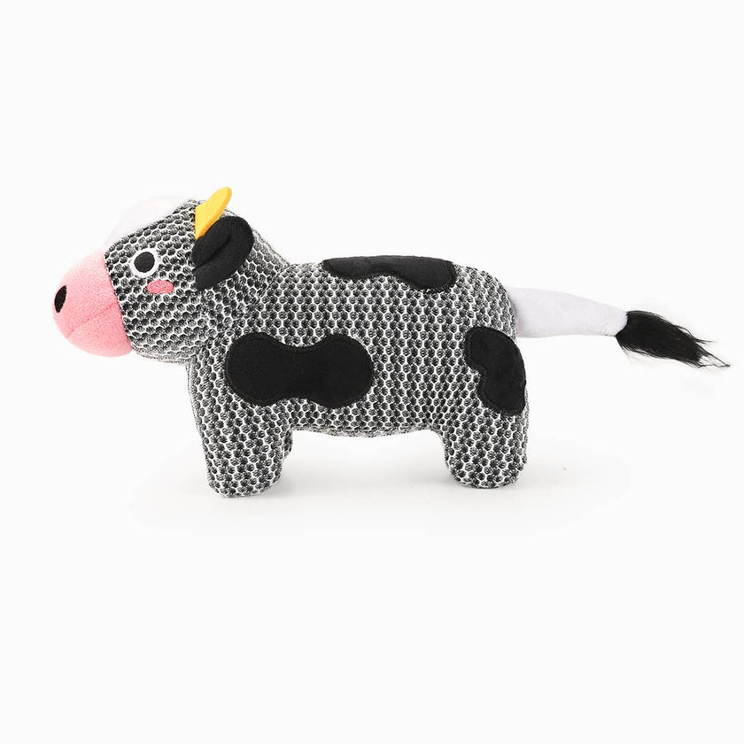 Dog Toy Cow Farm Friendz Float Friendly Dog Plush Toy