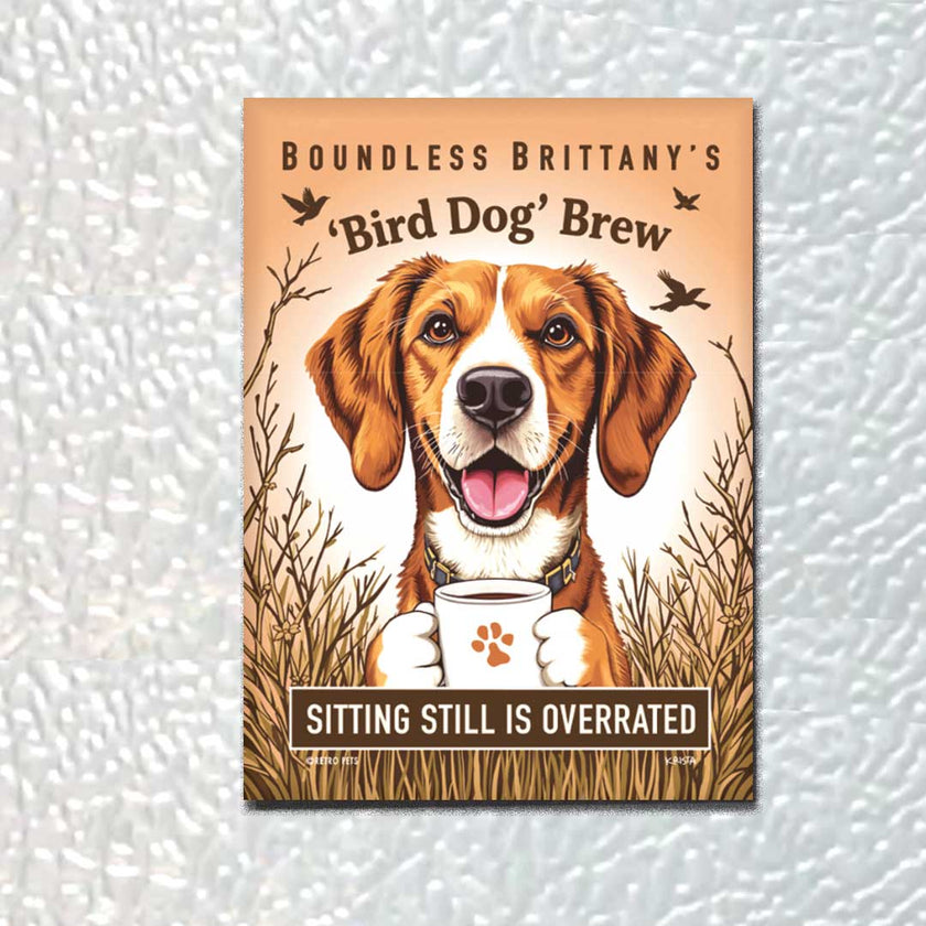 Brittany 'Boundless Brittany Bird Dog Brew Magnets