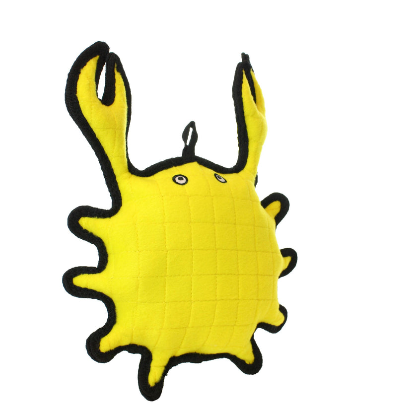 Tuffy Ocean Crab, Durable, Tough, Squeaky Dog Toy