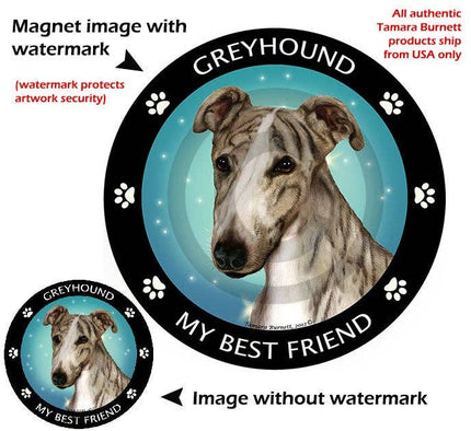 Greyhound My Best Friend Magnet