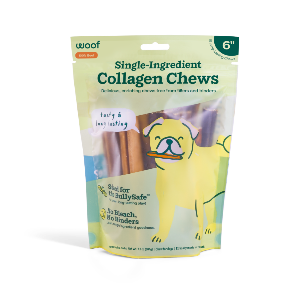 Dog Treat BullySafe Chews Pure Collagen Treat