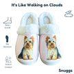 Yorkie Dog Pet Lovers Comfy Snuggs Slippers