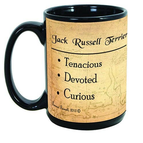 Jack Russell Smooth Brown/White Mug Coffee Cup