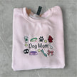 Crewneck Embroidered Dog Mom Essentials Sweatshirt