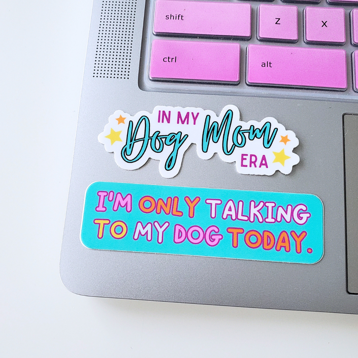 Sticker Dog Mom Era Sticker