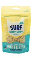 Cat Treat Kitty Kitty Surf Freeze Dried White Fish Treat with Krill