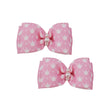 Pink Crowns Canine Clips - 2 bows per card