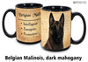 Belgian Malinois Dark Mahogany Mug Coffee Cup