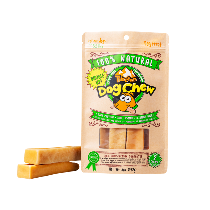 Tibetan Dog Chew Medium Double Up