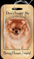 Travel in Style with Our Pomeranian Red Luggage Tag