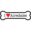 Airedales - Bone Shaped Magnet